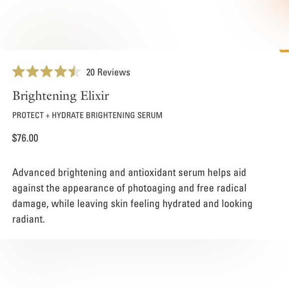 NIB Goldfaden MD Brightening Elixir Protect + Repair Brightening Serum - Picture 7 of 12